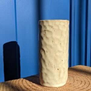 petit vase ceramique blanc tacheté (3)
